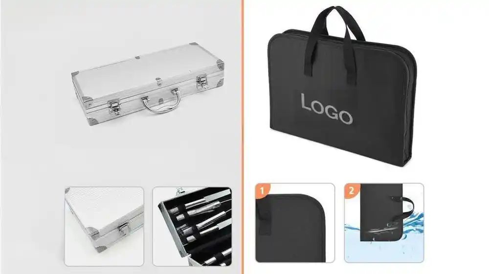 Custom packaging options for wholesale BBQ sets