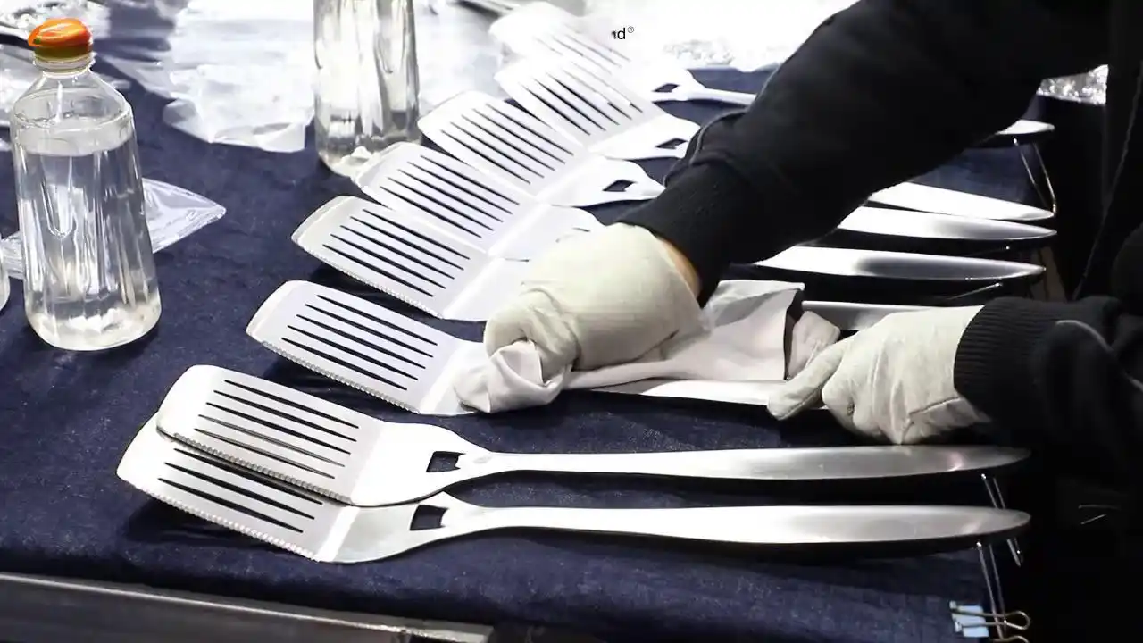 Quality control inspection of BBQ accessories