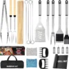122-piece stainless steel BBQ tool set