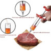 Jeringa inyectora para carne de 1oz con 3 agujas - Herramienta OEM para barbacoa (2)