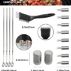 20-Piece Stainless BBQ Set with Case – OEM Bulk Wholesale