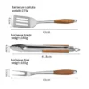 Conjunto de ferramentas para churrasco de 3 peças para trabalho pesado (4)