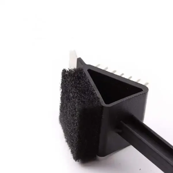 プラスチックハンドルとスチールスクレーパー付き3in1バーベキューグリルブラシ (3) プラスチックハンドルとスチールスクレーパー付き3in1バーベキューグリルブラシ (3)