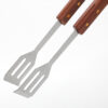 バーベキューツール3点セット（木製ハンドル付き） (4)