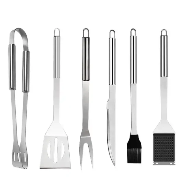 33-delige roestvrijstalen BBQ-gereedschapset met Oxford-tas (4) 33-delige BBQ-gereedschapsset met Oxford-tas - OEM roestvrije set