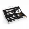 6-piece stainless steel BBQ tool set in aluminum case for bulk whol (3)