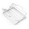Adjustable Chrome Roast Rack for BBQ Grills (3)