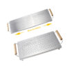 Adjustable Stainless Steel Griddle Warming Rack (3)