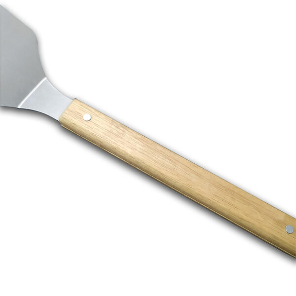 BBQ grillspatel met houten handvat en flesopener (4) BBQ grillspatel met houten handvat en flesopener (4)