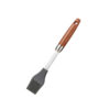 Heat-resistant silicone basting brush with curved wooden handle for BBQ use (5)