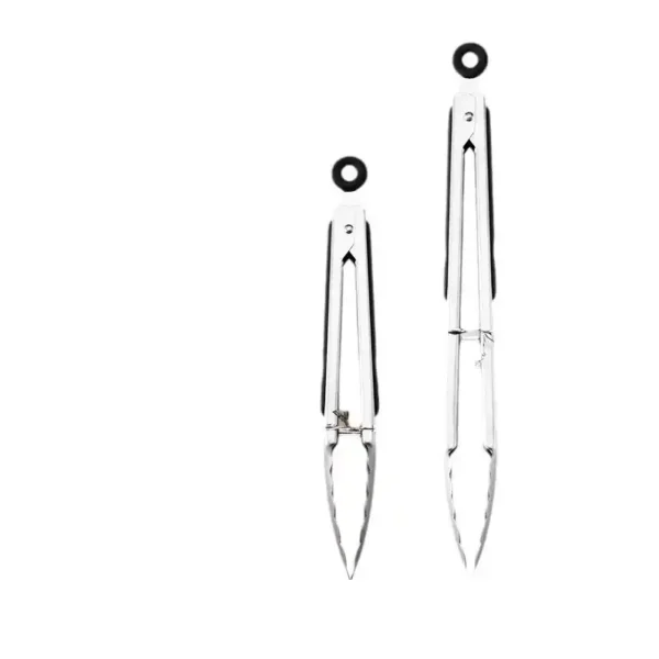 Heavy-Duty Roestvrij Staal Grill Tongs voor BBQ en Keuken Gebruik (4) Heavy-Duty Roestvrij Staal Grill Tongs voor BBQ en Keuken Gebruik (4)