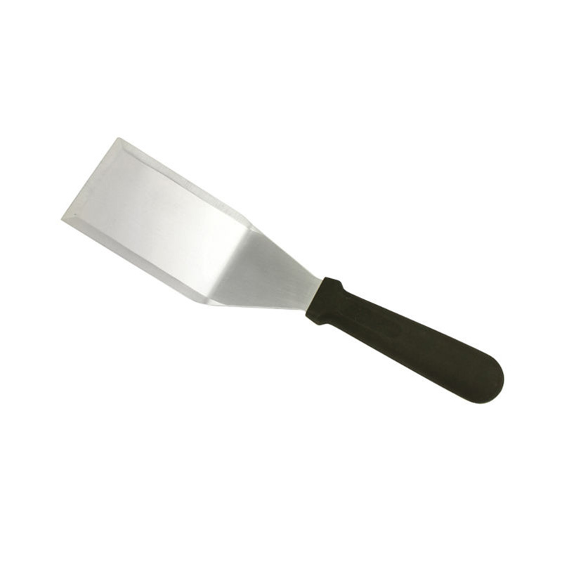 Zware hamburger spatel met plastic handvat voor OEM kopers (1) Zware hamburger spatel met plastic handvat voor OEM kopers (1)