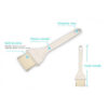 OEM 2-Inch Nylon Basting Brush with Plastic Handle – White (5)