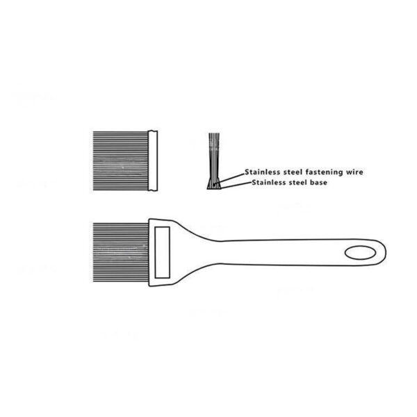 OEM 2-inch Nylon Rijgborstel met Plastic Handvat - Wit (6) OEM 2-inch Nylon Rijgborstel met Plastic Handvat - Wit (6)