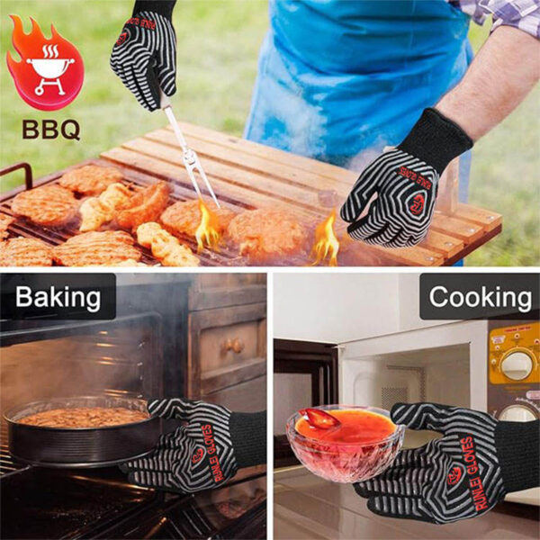 Ανθεκτικά στη θερμότητα γάντια BBQ για ψήσιμο και μαγείρεμα (5) Ανθεκτικά στη θερμότητα γάντια BBQ για ψήσιμο και μαγείρεμα (5)