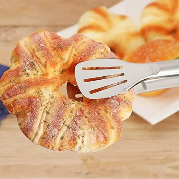 ステンレス鋼 7 インチ ビュッフェ トング ケータリング & BBQ 使用 (3) ステンレス鋼 7 インチ ビュッフェ トング ケータリング & BBQ 使用 (3)