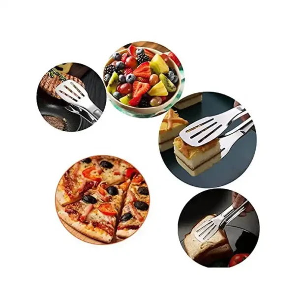 ステンレス鋼ケータリング&バーベキュー用7インチビュッフェトング (4) ステンレス鋼ケータリング&バーベキュー用7インチビュッフェトング (4)