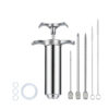 Kit di iniettori di carne per barbecue in acciaio inox con 3 aghi (3)