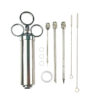 Stainless Steel Meat Injector Kit – 2oz with 3 Needles (5)