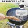 Wooden BBQ grill scraper made of natural beech for safe, bristle-free cleaning (4)