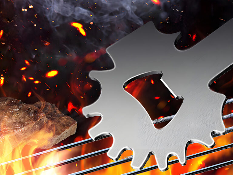 Raspadores para grelhadores personalizados e por grosso para limpeza de churrascos